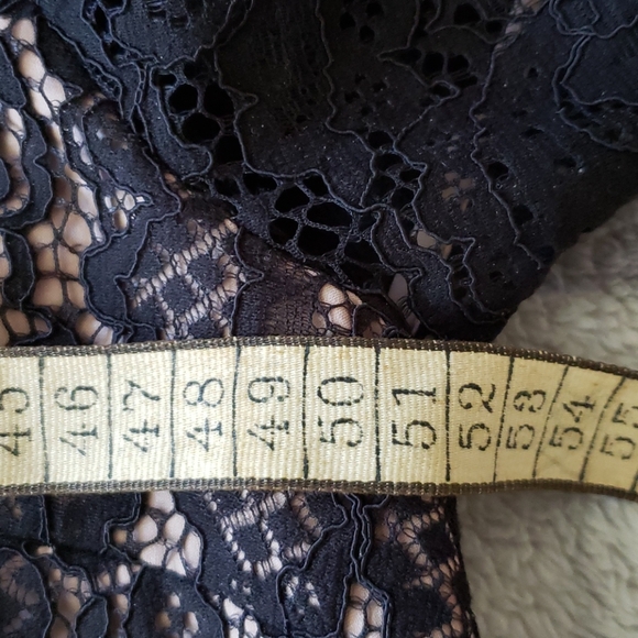 LOFT black lace evening dress 👗 🖤 - Picture 6 of 10